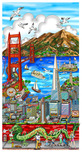 Charles Fazzino 3D Art Charles Fazzino 3D Art High Over San Francisco (DX)